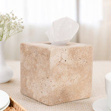 Load image into Gallery viewer, Marble Tissue Box Holder - Square
