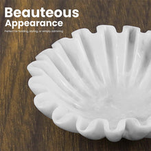 Load image into Gallery viewer, Ruffle Fruit Bowl (White)
