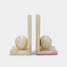 Load image into Gallery viewer, Marble L-Shaped Bookends
