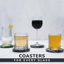 Load image into Gallery viewer, Coaster Plates - Depth Design - Set of 4
