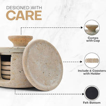 Load image into Gallery viewer, Coaster Set - Round with Cap
