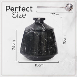 Marble Big Tumbler Salt Cellar