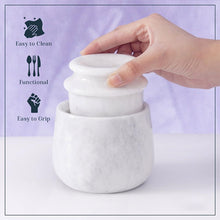 Load image into Gallery viewer, Marble Butter Keeper With Lid
