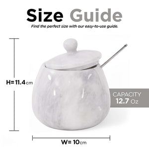 Marble Single Salt Cellar Bell Design