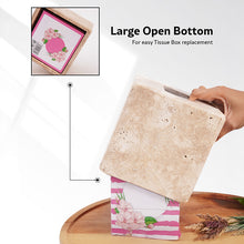 Load image into Gallery viewer, Marble Tissue Box Holder - Square
