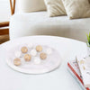 25cm Tic Tac Toe - White & Coral