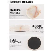 Load image into Gallery viewer, Marble Round Jewelry Tray
