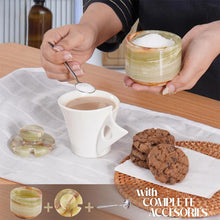 Load image into Gallery viewer, Marble Single Salt Cellar With Spoon
