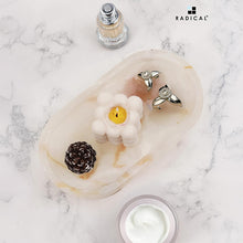 Load image into Gallery viewer, Marble Oval Tray with Stand
