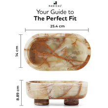 Load image into Gallery viewer, Marble Oval Bowl With Stand
