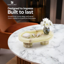 Load image into Gallery viewer, Marble Oval Tray with Stand
