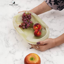 Load image into Gallery viewer, Marble Oval Tray with Stand
