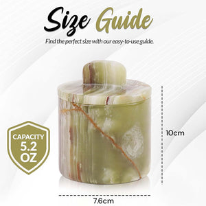 Marble Single Salt Cellar With Spoon