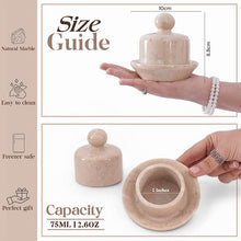Load image into Gallery viewer, Marble Mini Butter Dish
