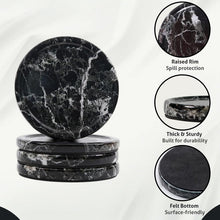 Load image into Gallery viewer, Coaster Plates - Depth Design - Set of 4
