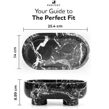 Load image into Gallery viewer, Marble Oval Bowl With Stand
