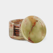 Load image into Gallery viewer, Marble Coaster Set with Holder
