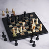 Marble 25cm Chess Set Black & Green