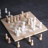 Marble 25cm Chess Set Verona & White