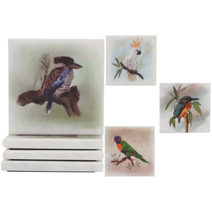 ArtMarble Coasters - Australian Birds