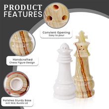 Load image into Gallery viewer, Salt &amp; Pepper - Chess Design Set of 2

