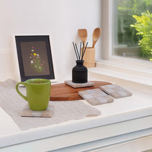 Load image into Gallery viewer, Marble Coasters Set of 4 - Checker Design
