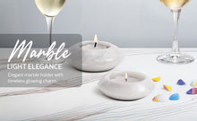 Load image into Gallery viewer, Marble Tea Light Candle Holder Set of 3
