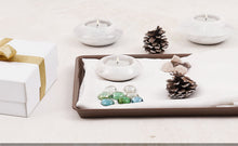 Load image into Gallery viewer, Marble Tea Light Candle Holder Set of 3
