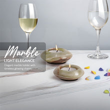 Load image into Gallery viewer, Marble Tea Light Candle Holder Set of 3
