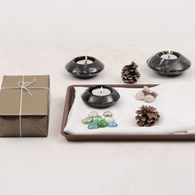 Load image into Gallery viewer, Marble Tea Light Candle Holder Set of 3

