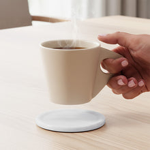 Load image into Gallery viewer, Round Coaster Set With Holder - Set of 4
