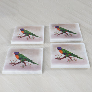 ArtMarble Coasters - Australian Birds