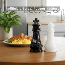 Load image into Gallery viewer, Salt &amp; Pepper - Chess Design Set of 2
