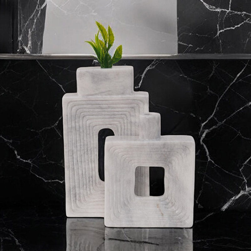 Stepped Geometric Vase