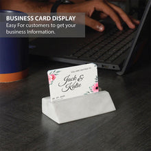 Load image into Gallery viewer, business card holder, card holder, desk decor
