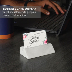 business card holder, card holder, desk decor