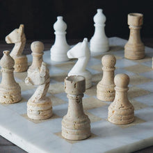 Load image into Gallery viewer, chess, chess set, marble chess set, chess board
