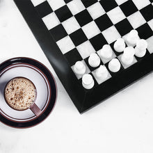 Load image into Gallery viewer, chess, chess set, marble chess set, chess board
