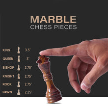 Load image into Gallery viewer, Chess board,chess set,marble chess set
