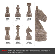 Load image into Gallery viewer, Chess board, chess set, marble chess set
