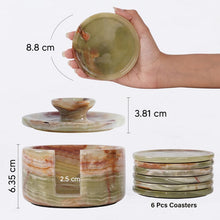 Load image into Gallery viewer, Coaster Set - Round with Cap
