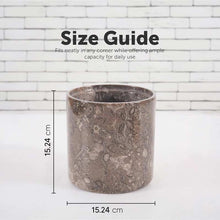 Load image into Gallery viewer, Round Trash Can With Cap
