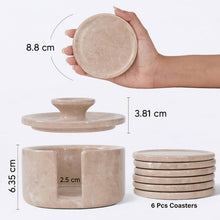 Load image into Gallery viewer, Coaster Set - Round with Cap
