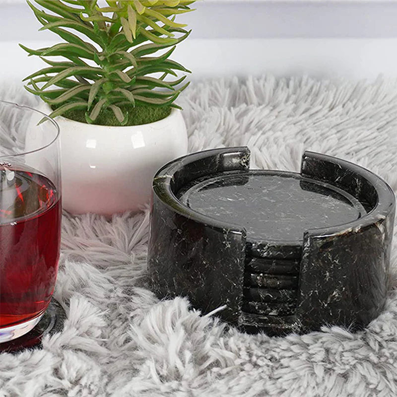 coasters - marble coaster set