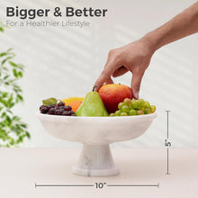 Load image into Gallery viewer, fruit bowl, marble fruit bowl, kitchen counter top
