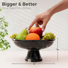 Load image into Gallery viewer, fruit bowl, marble fruit bowl, kitchen counter top
