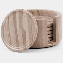 Load image into Gallery viewer, Marble Coaster Set with Holder
