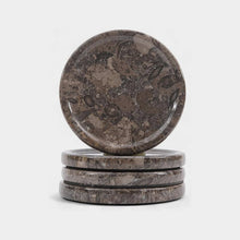 Load image into Gallery viewer, Coaster Plates - Depth Design - Set of 4
