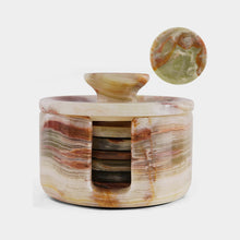 Load image into Gallery viewer, Coaster Set - Round with Cap
