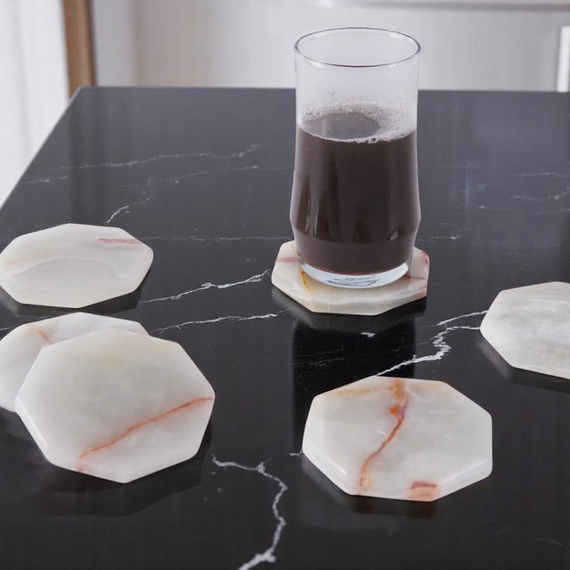 Marble Star Coaster Plates
